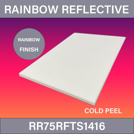 Rainbow Reflective DTF Film_RR75RFTS1416_DTF_Film_75_μm_Single_Side_Sheet