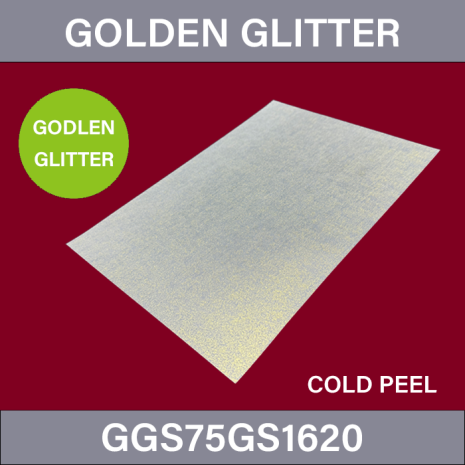 GGS75GS1620_Glitter_DTF_Film_75_μm_Single_Side_Sheet