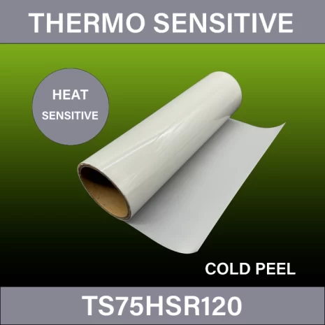 Thermo Sensitive DTF Film_TS75HSR120_DTF_Film_75_μm_Single_Side_Roll