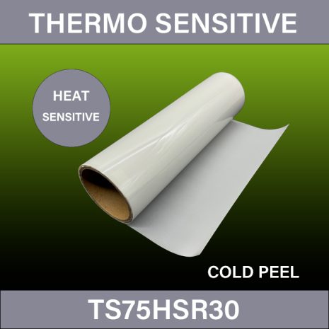 Thermo Sensitive DTF Film_TS75HSR30_DTF_Film_75_μm_Single_Side_Roll