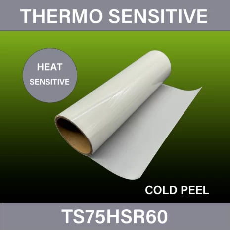 Thermo Sensitive DTF Film_TS75HSR60_DTF_Film_75_μm_Single_Side_Roll