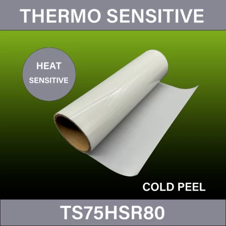 Thermo Sensitive DTF Film_TS75HSR80_DTF_Film_75_μm_Single_Side_Roll