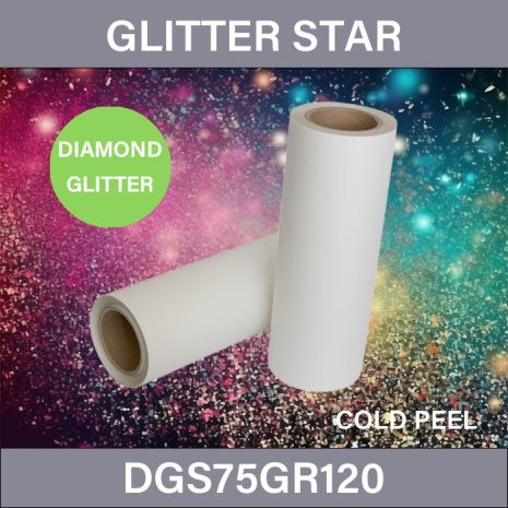 DGS75GR120_Glitter_DTF_Film_75_μm_Single_Side_Roll