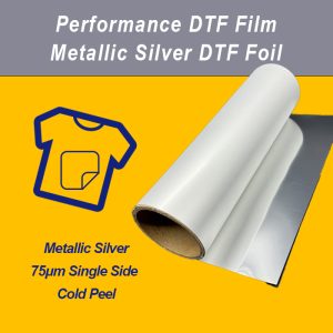 Metallic Silver DTF Foil