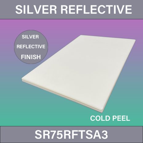 Silver Reflective DTF Film_SR75RFTSA3_DTF_Film_75_μm_Single_Side_Sheet